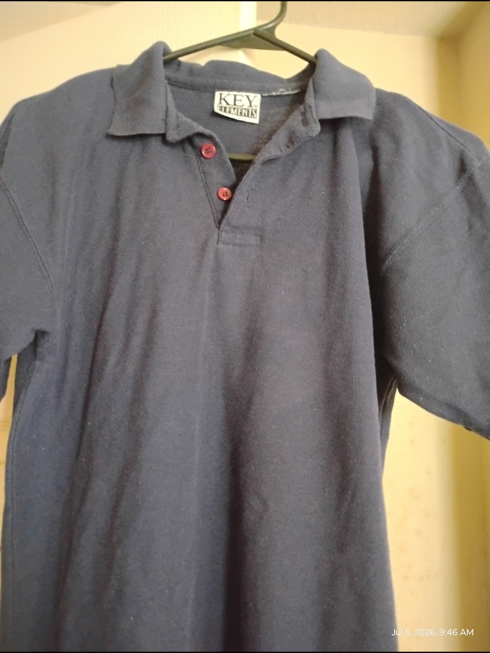 Key Elements Boys' Navy Polo Shirt